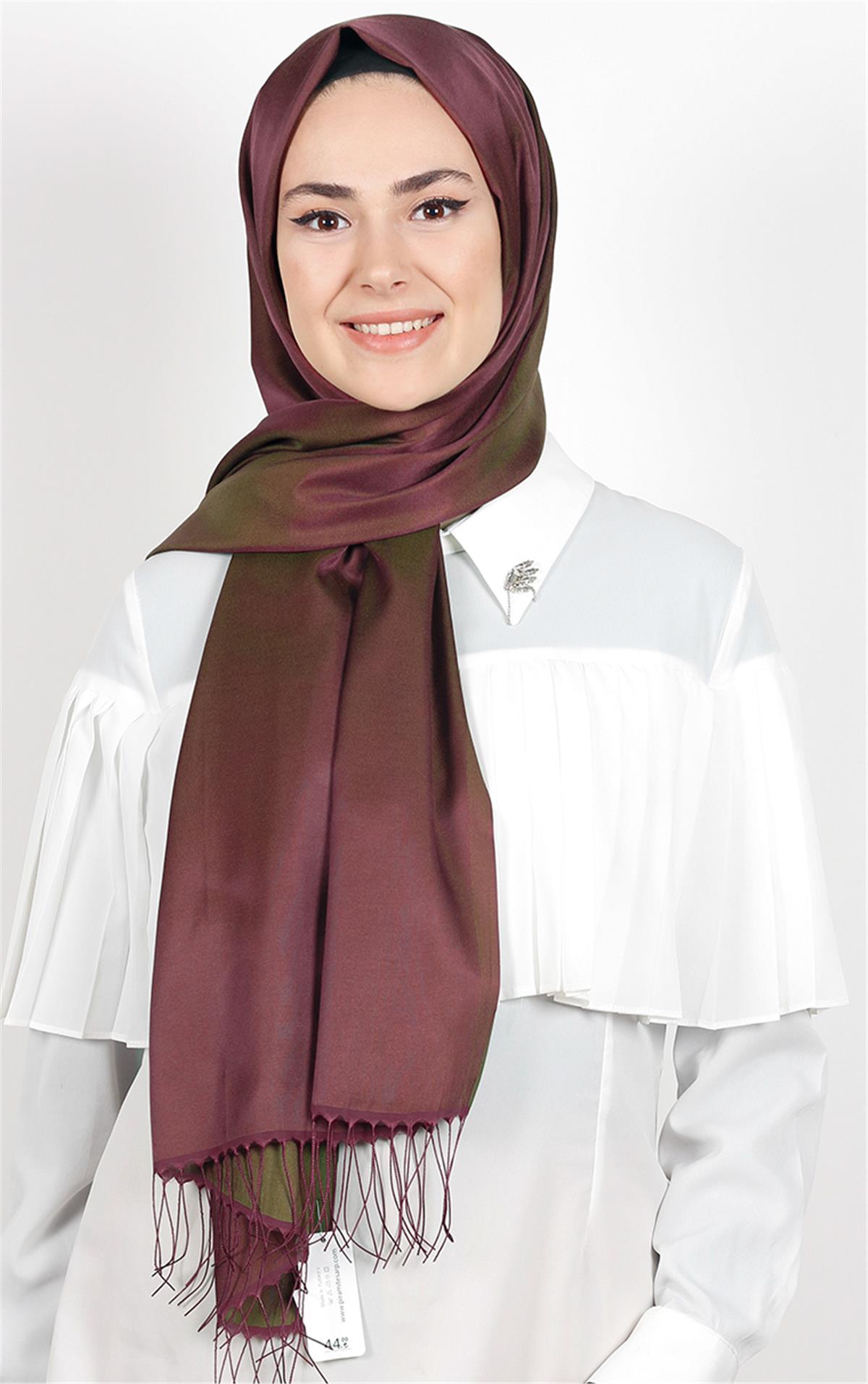 Piramit İpeksi Şal 2806-33 Haki