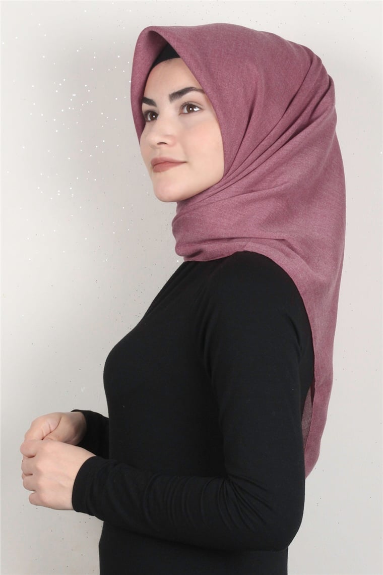 Piramit Keten Eşarp 1395-40 Koyu Şeftali