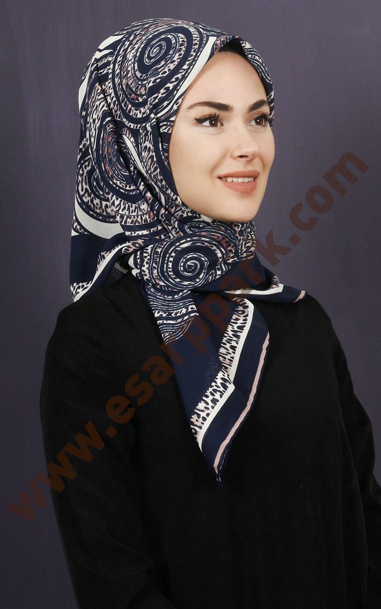 Piramit Krep Eşarp 11600-1