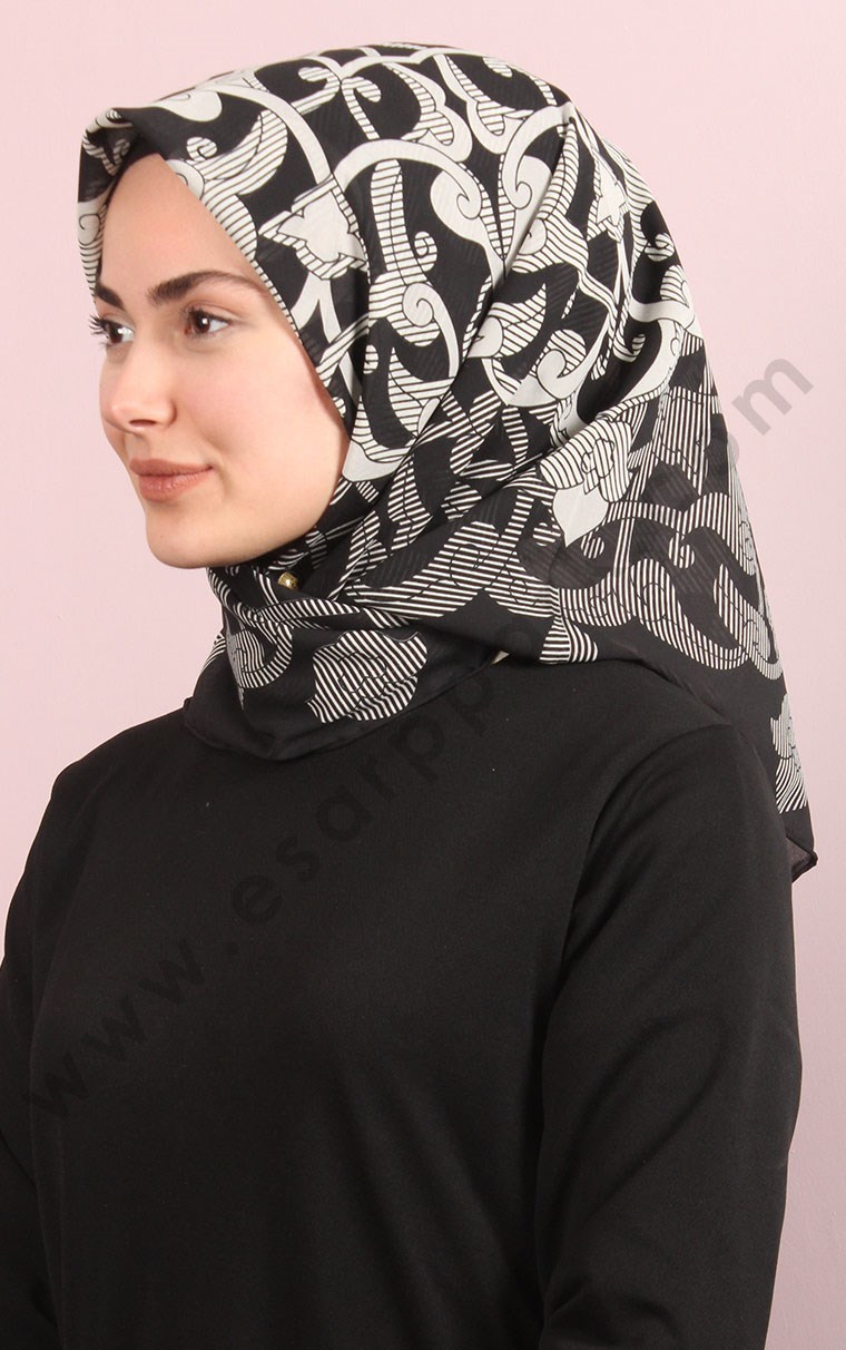 Piramit Krep Eşarp 11600-16