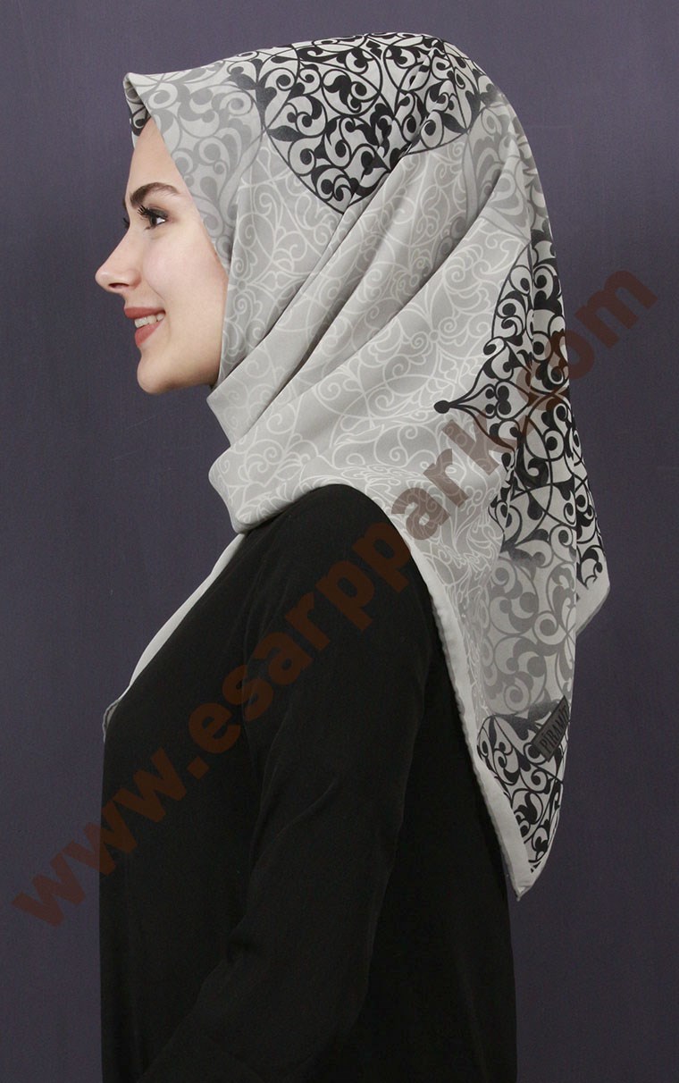 Piramit Krep Eşarp 11600-19