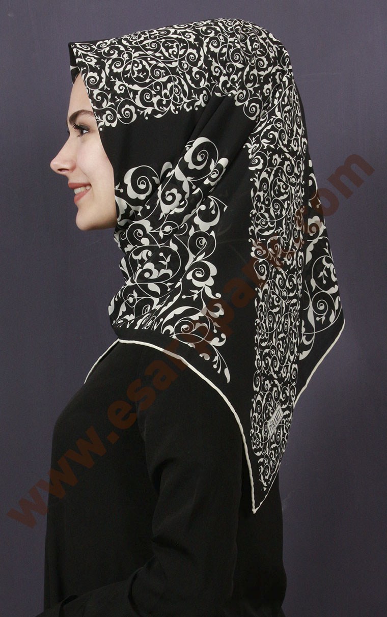 Piramit Krep Eşarp 11600-23