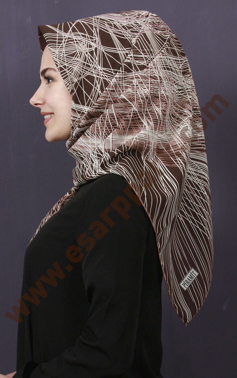 Piramit Krep Eşarp 11600-27