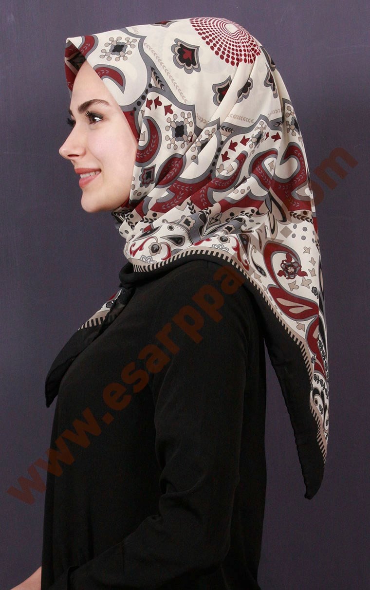 Piramit Krep Eşarp 11600-33