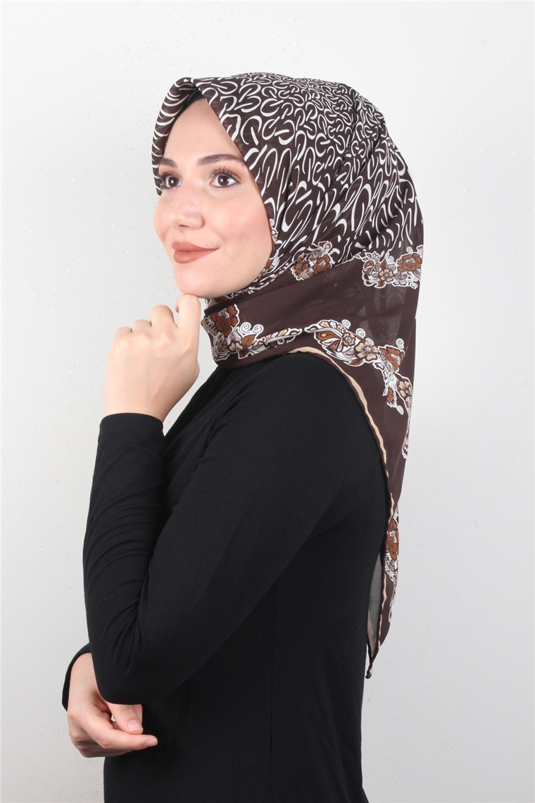 Piramit Krep Eşarp 11600-43