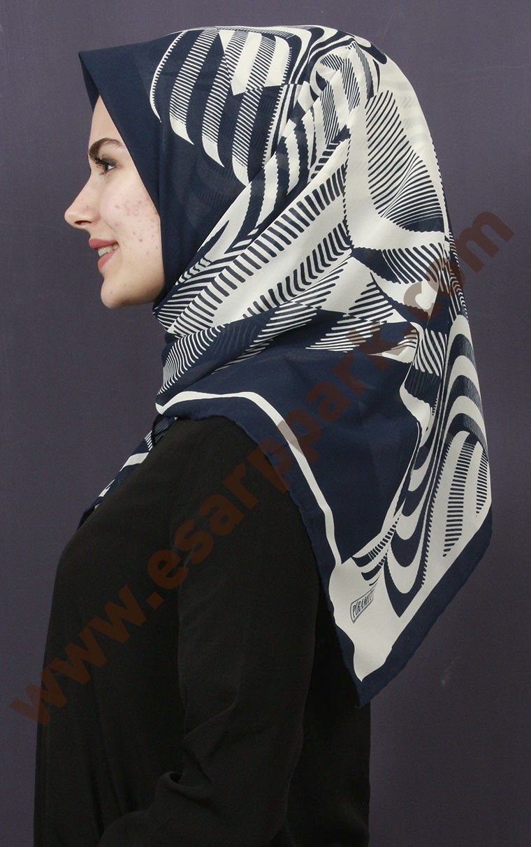 Piramit Krep Eşarp 11600-46