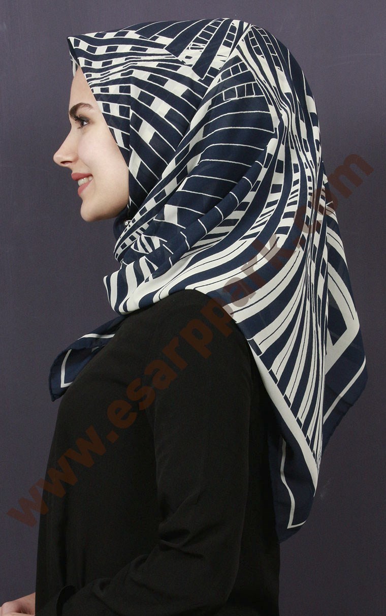 Piramit Krep Eşarp 11600-47