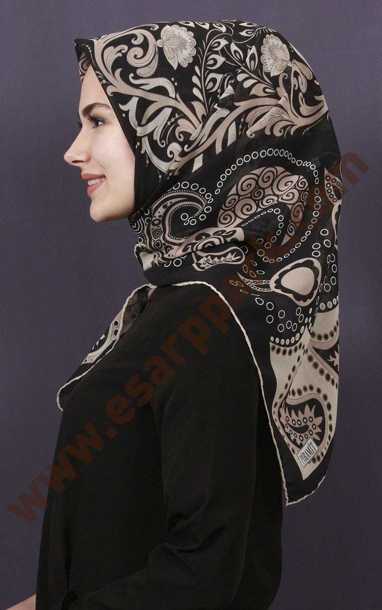 Piramit Krep Eşarp 11600-49