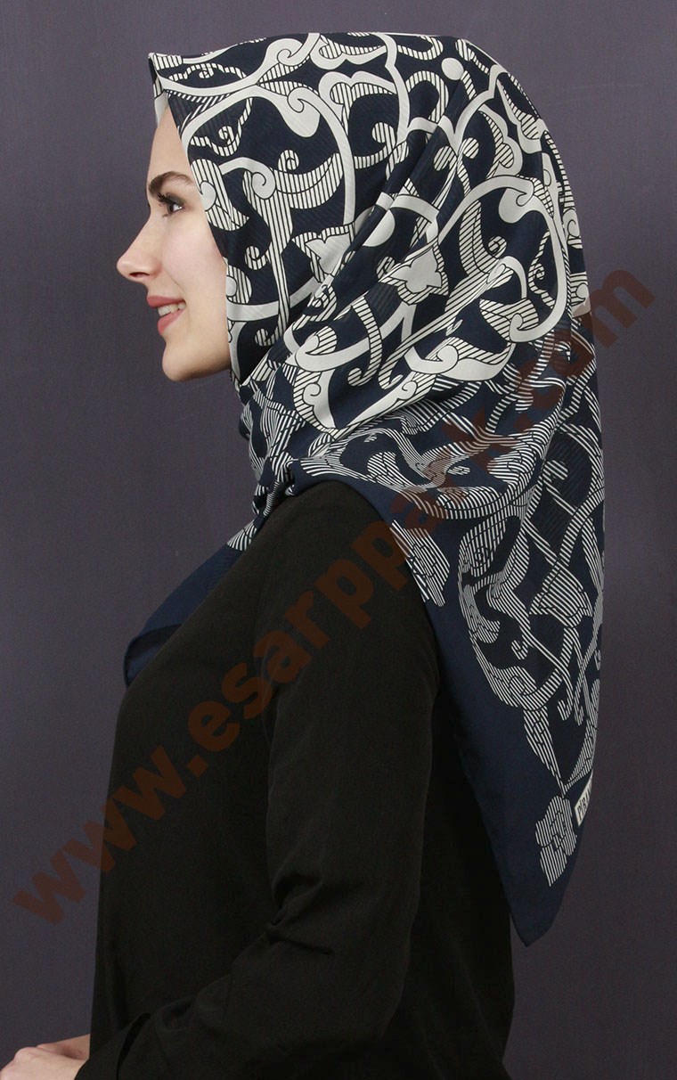 Piramit Krep Eşarp 11600-64