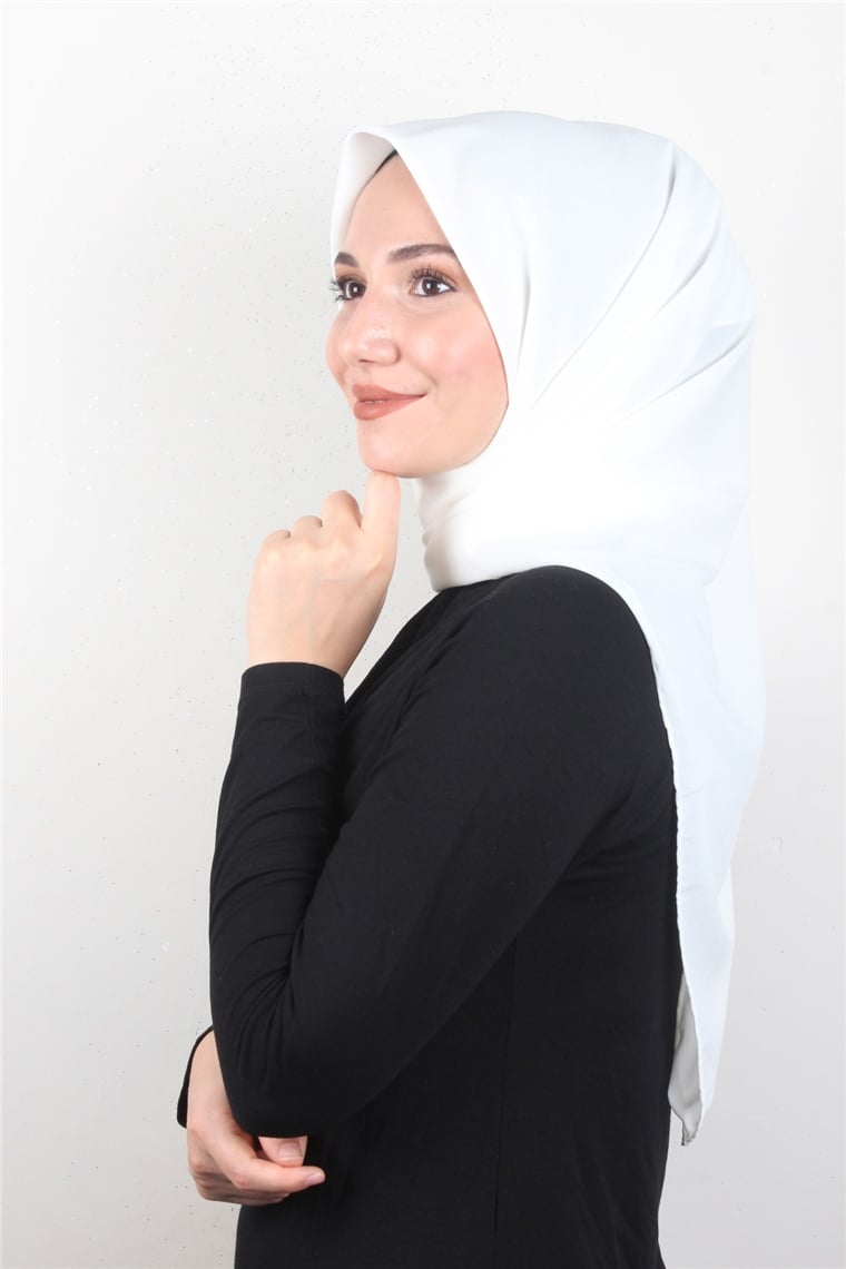 Piramit Krep Eşarp 11601-1