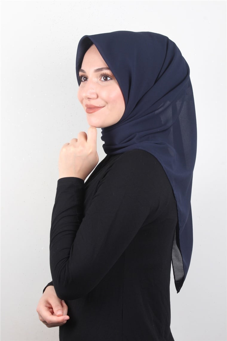 Piramit Krep Eşarp 11601-10