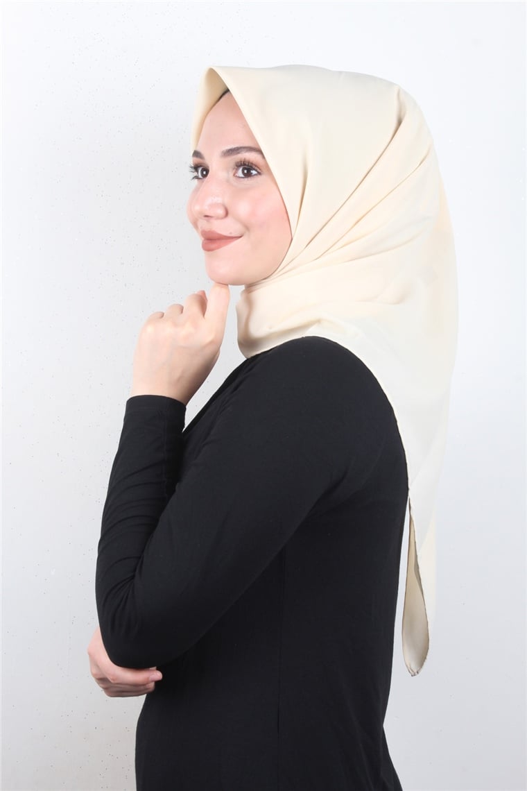 Piramit Krep Eşarp 11601-7