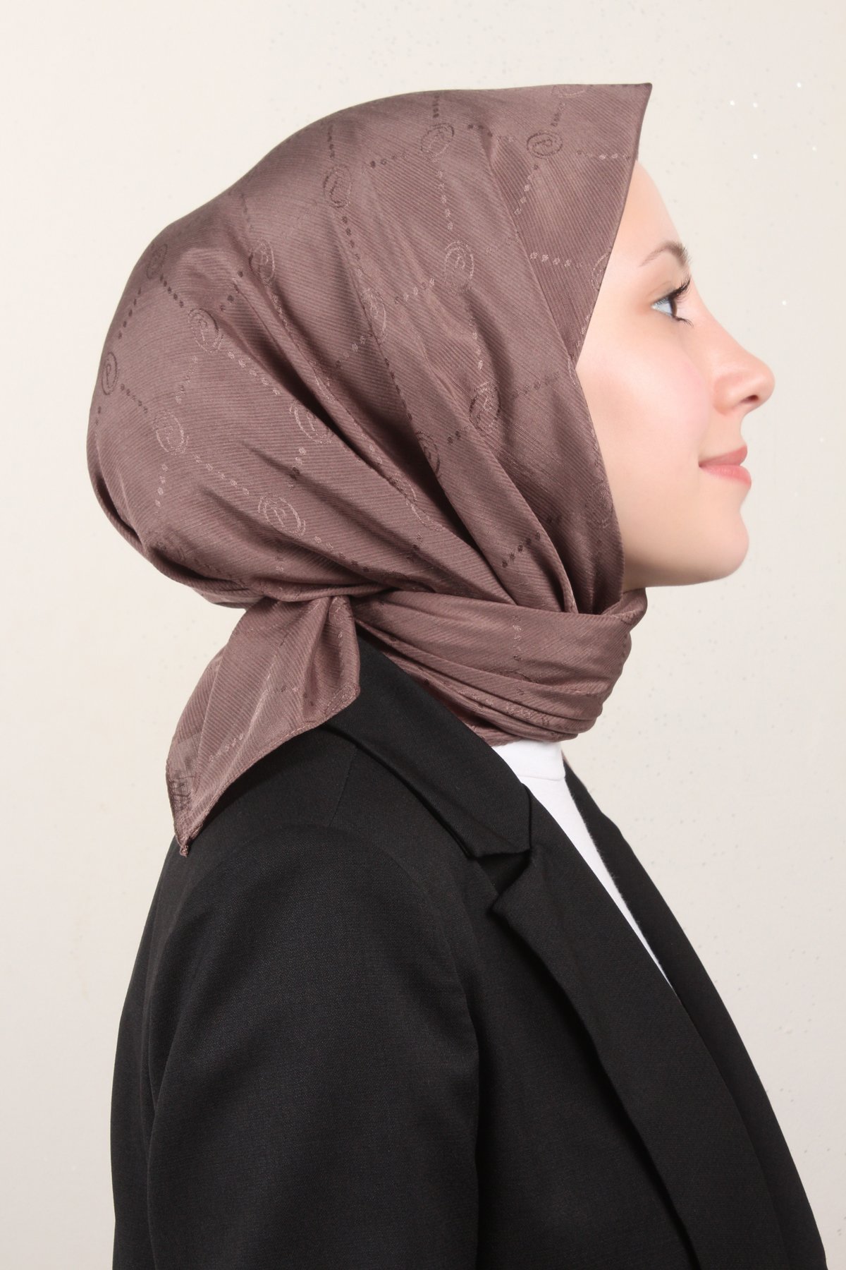 Piramit Monogram Eşarp 4117-35