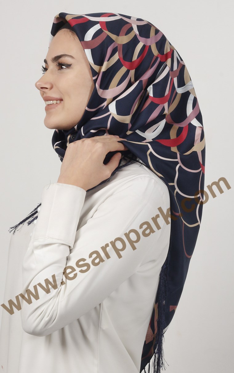 Piramit Püsküllü Eşarp 111-0016-23