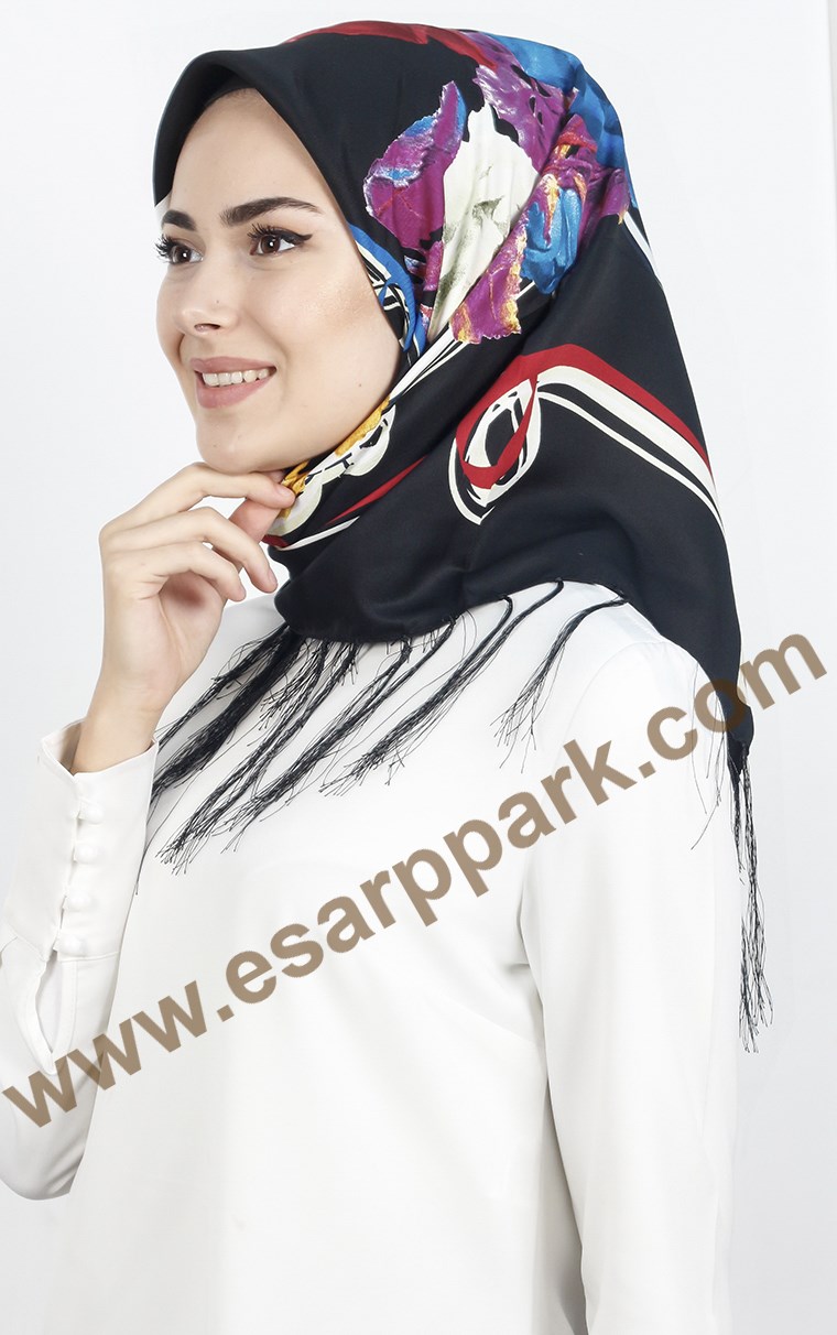 Piramit Püsküllü Eşarp 111-0016-31