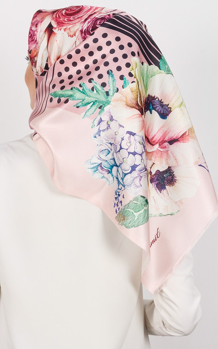 Piramit Tafta Dijital Eşarp 1928-5