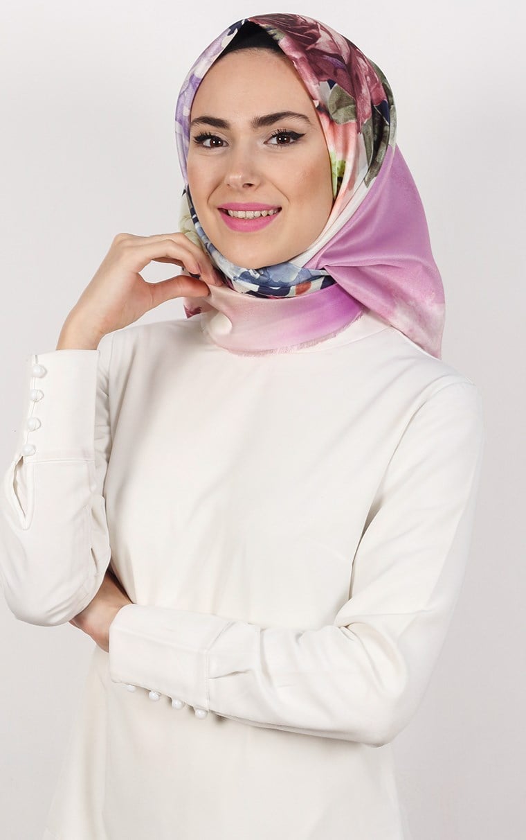 Piramit Tafta Dijital Eşarp 1930-4