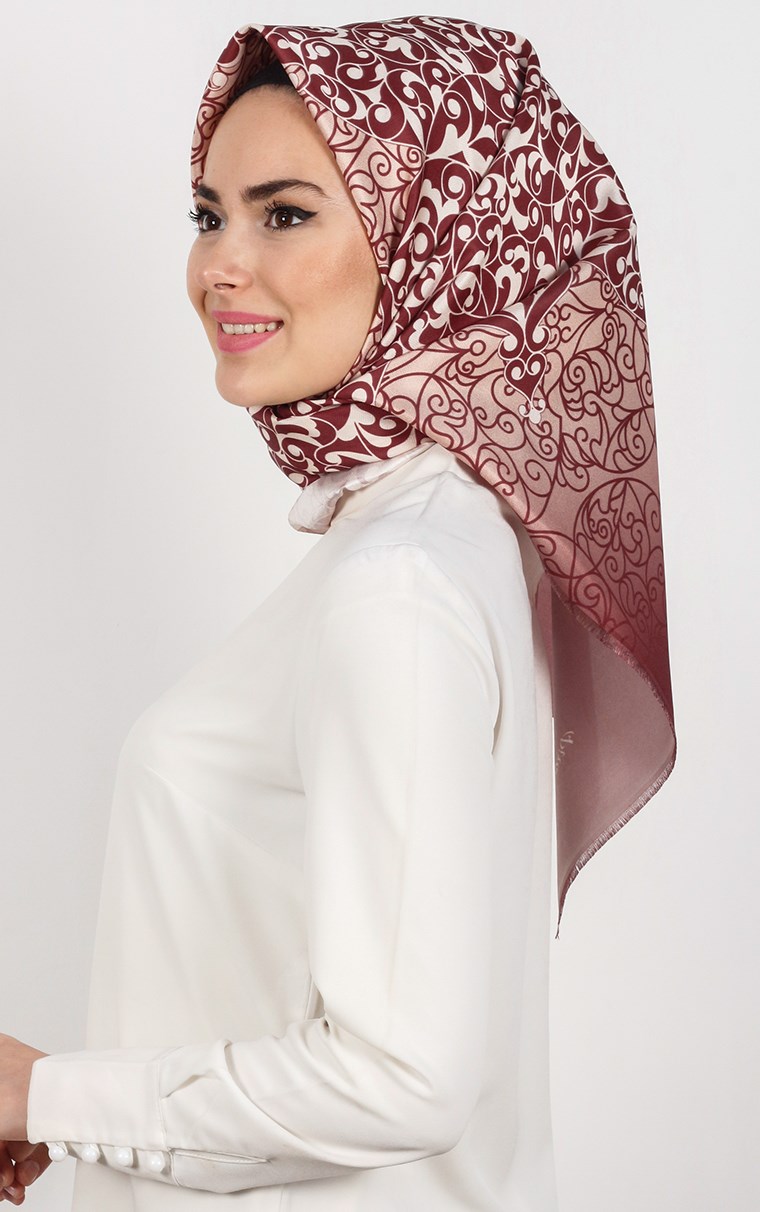 Piramit Tafta Dijital Eşarp 1931-7