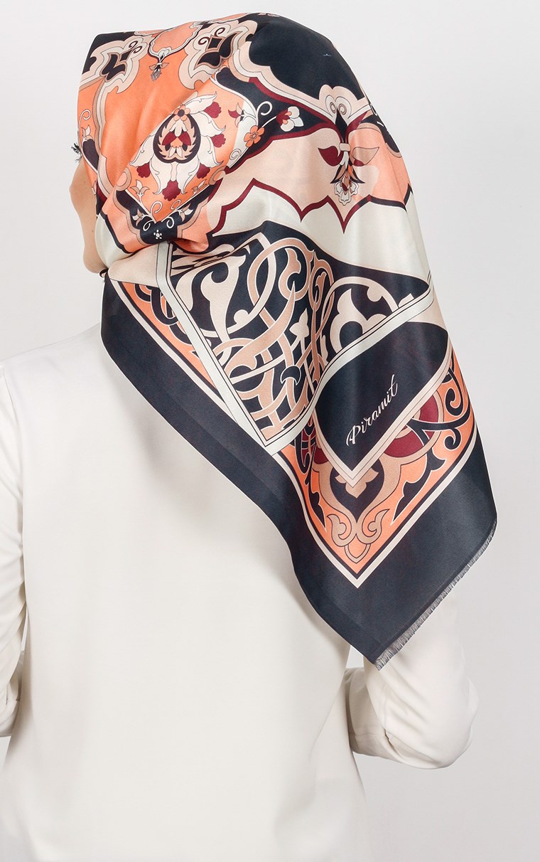 Piramit Tafta Dijital Eşarp 1932-3