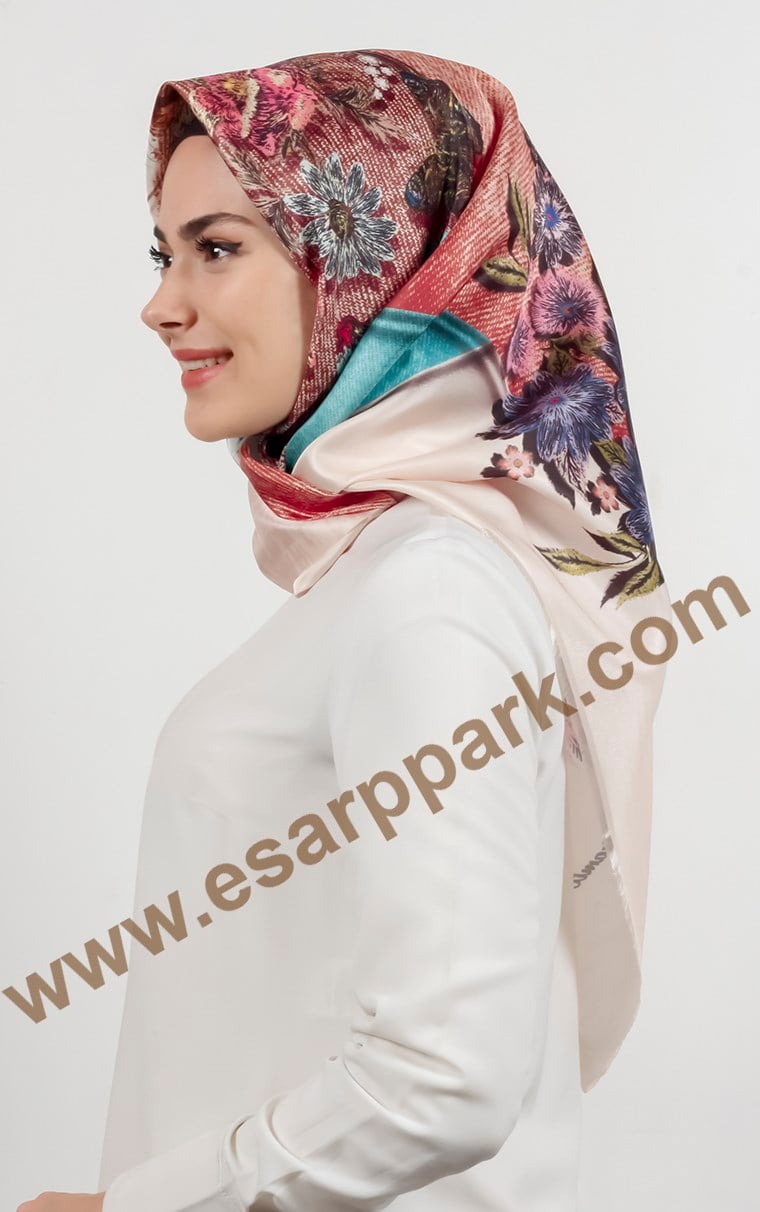 Piramit Tafta Dijital Eşarp 1942-5
