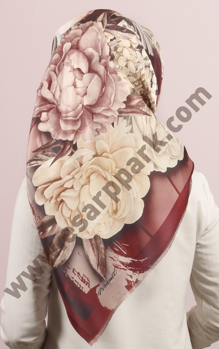 Piramit Tafta Dijital Eşarp 1946-32