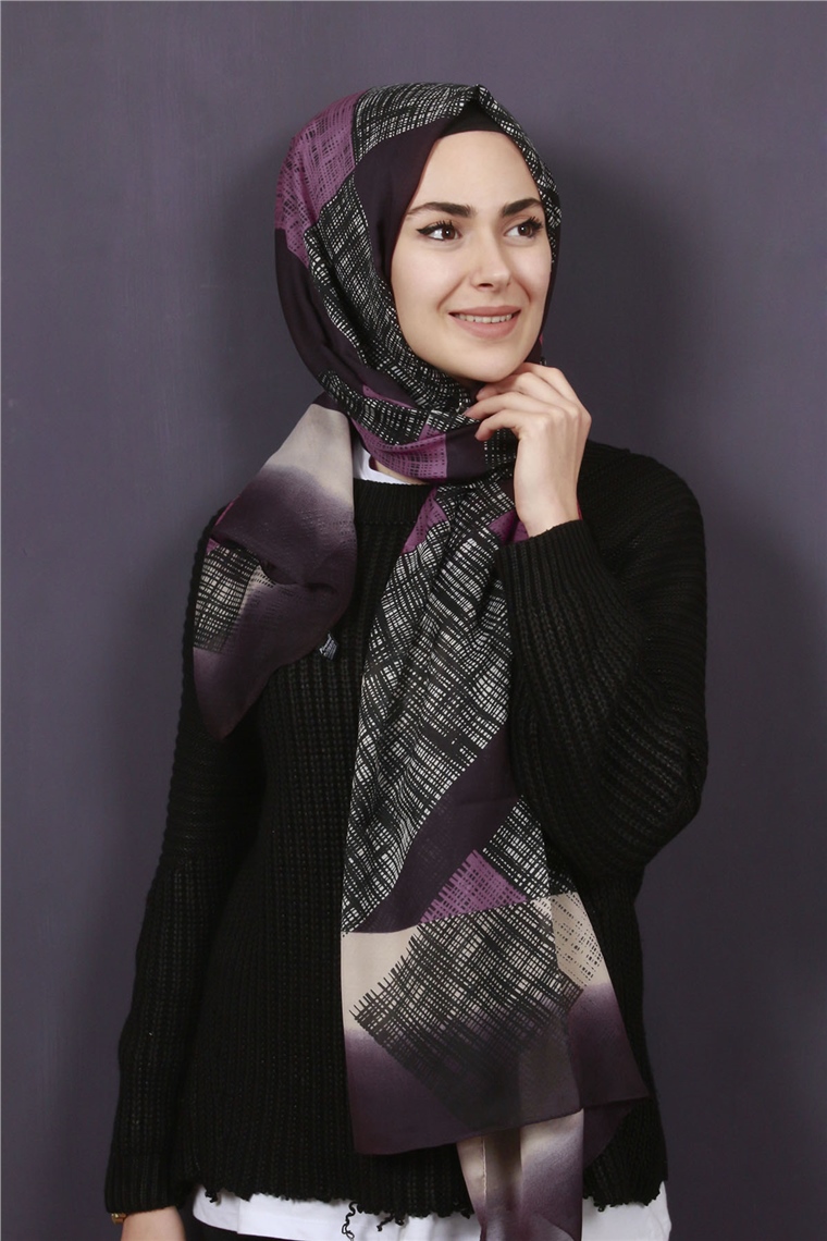 Piramit Trend Şal 5018-12