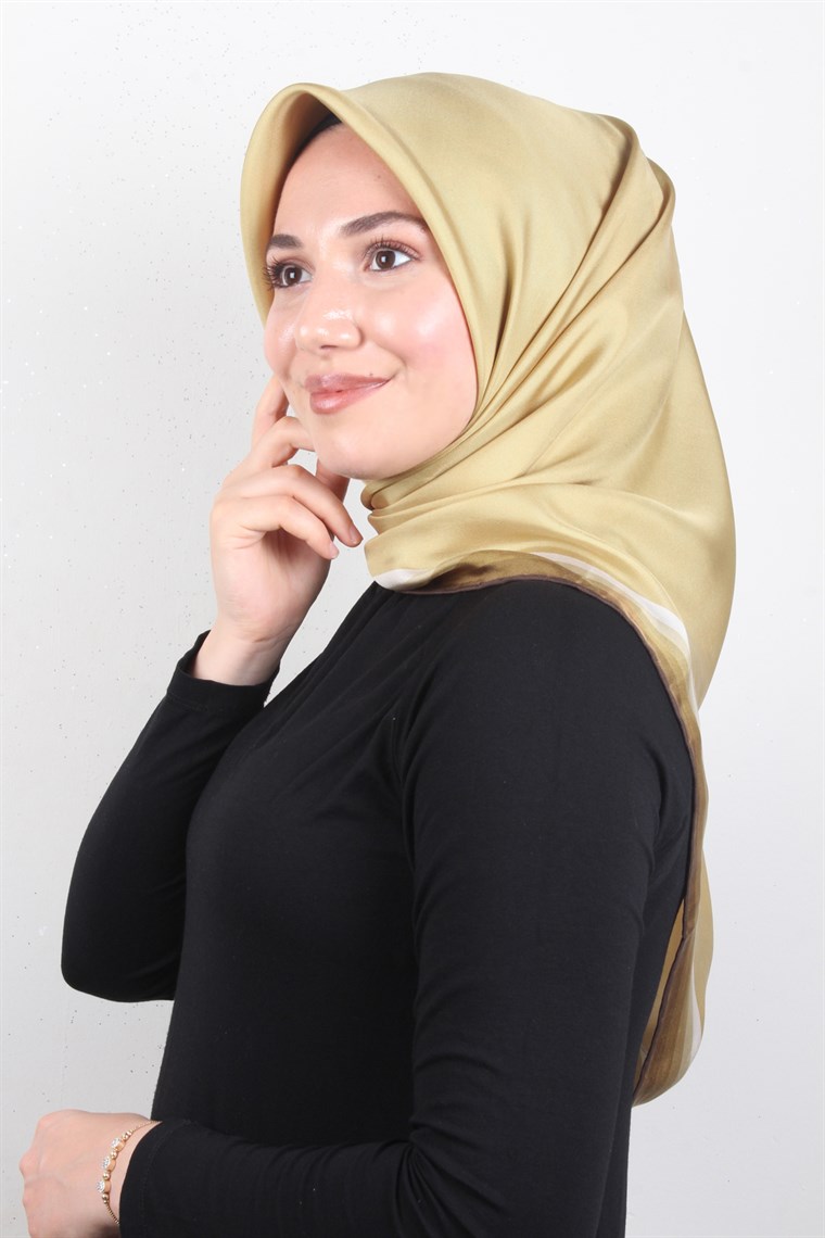Piramit Twill İpek Eşarp 1849-1