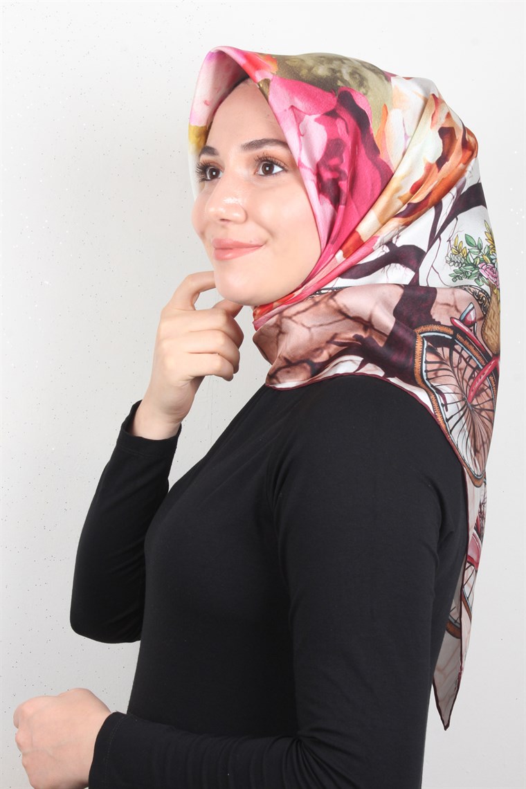 Piramit Twill İpek Eşarp 1850-1