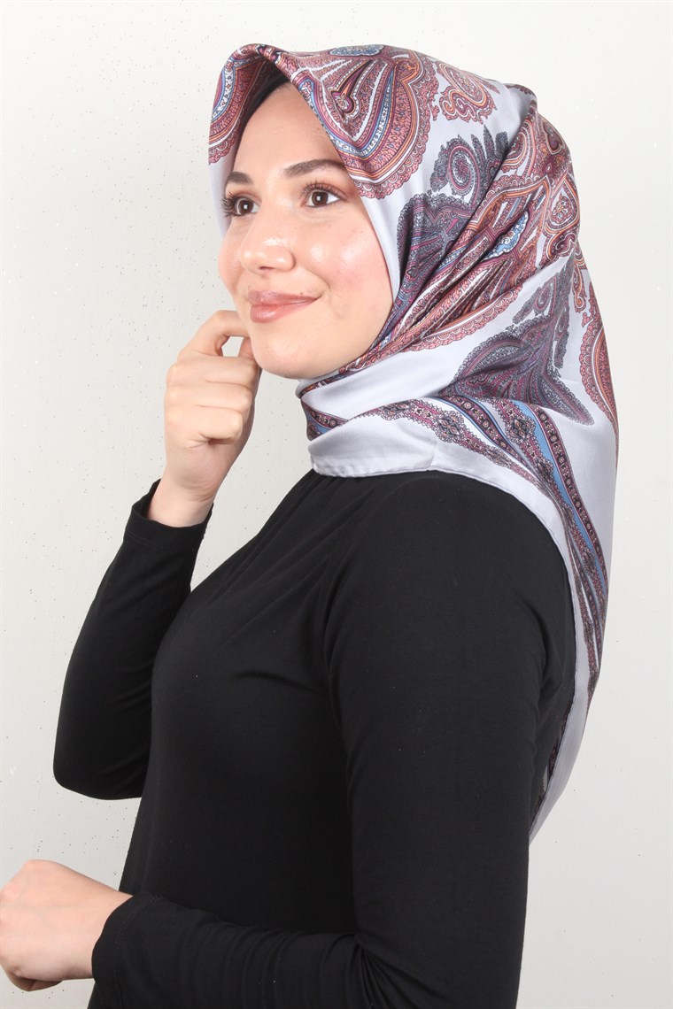 Piramit Twill İpek Eşarp 1854-1