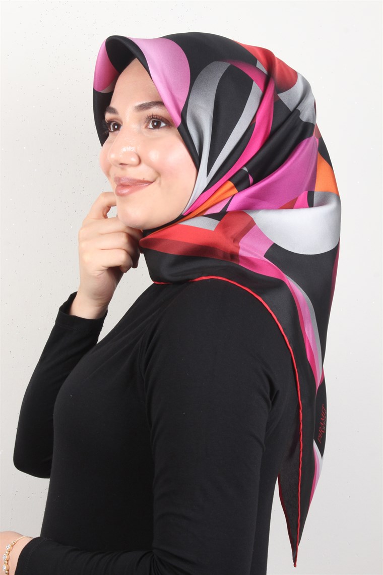 Piramit Twill İpek Eşarp 1876-1