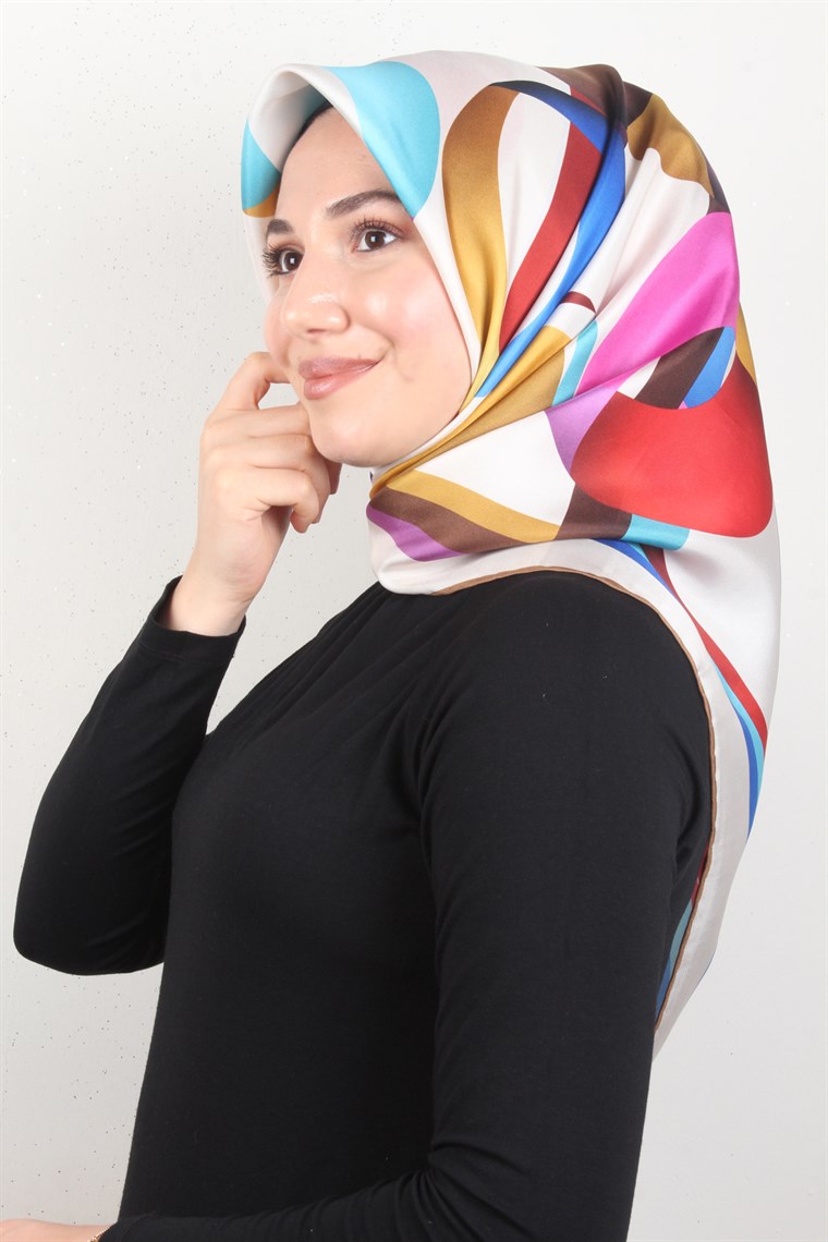 Piramit Twill İpek Eşarp 1876-2