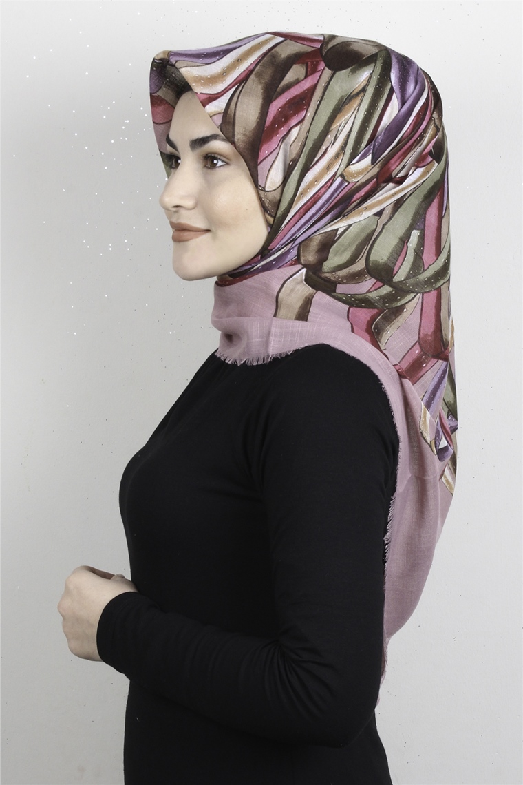 Pmuklu Trend Eşarp 9939-12 Pudra 