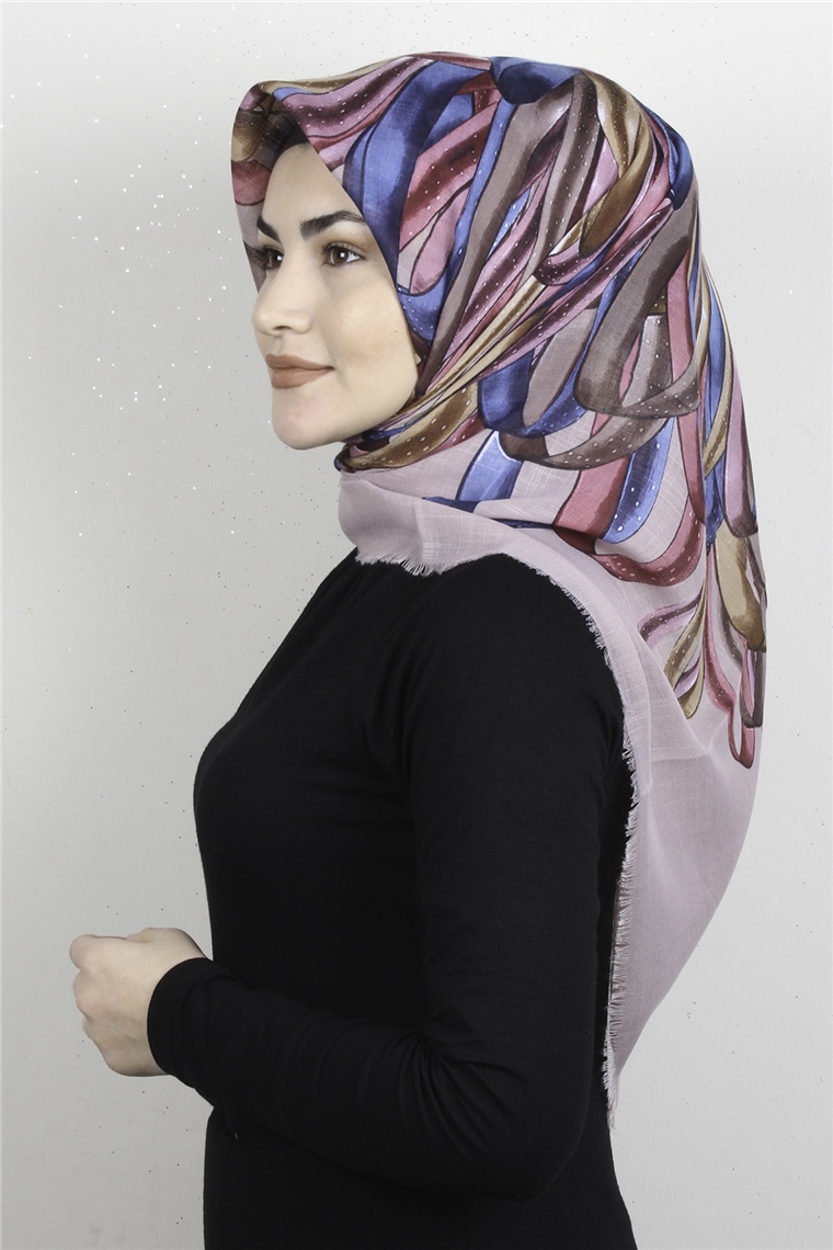 Pmuklu Trend Eşarp 9939-15 Açık Pudra