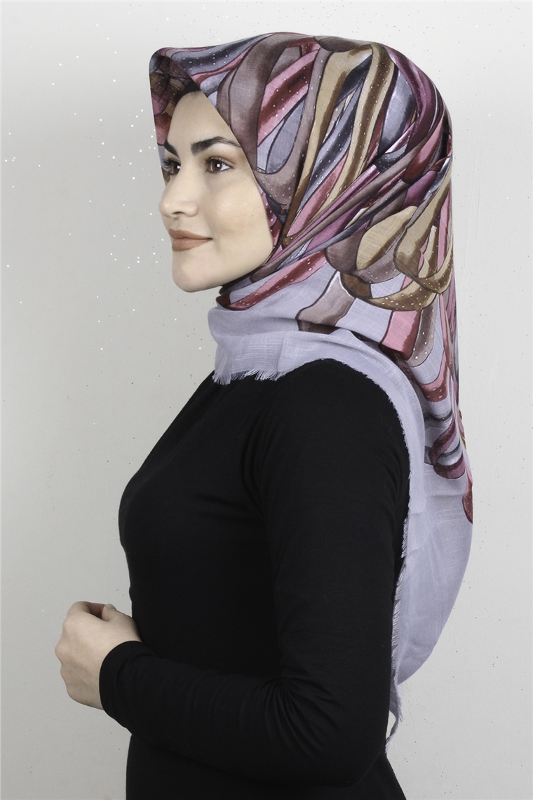 Pmuklu Trend Eşarp 9939-2 Gri