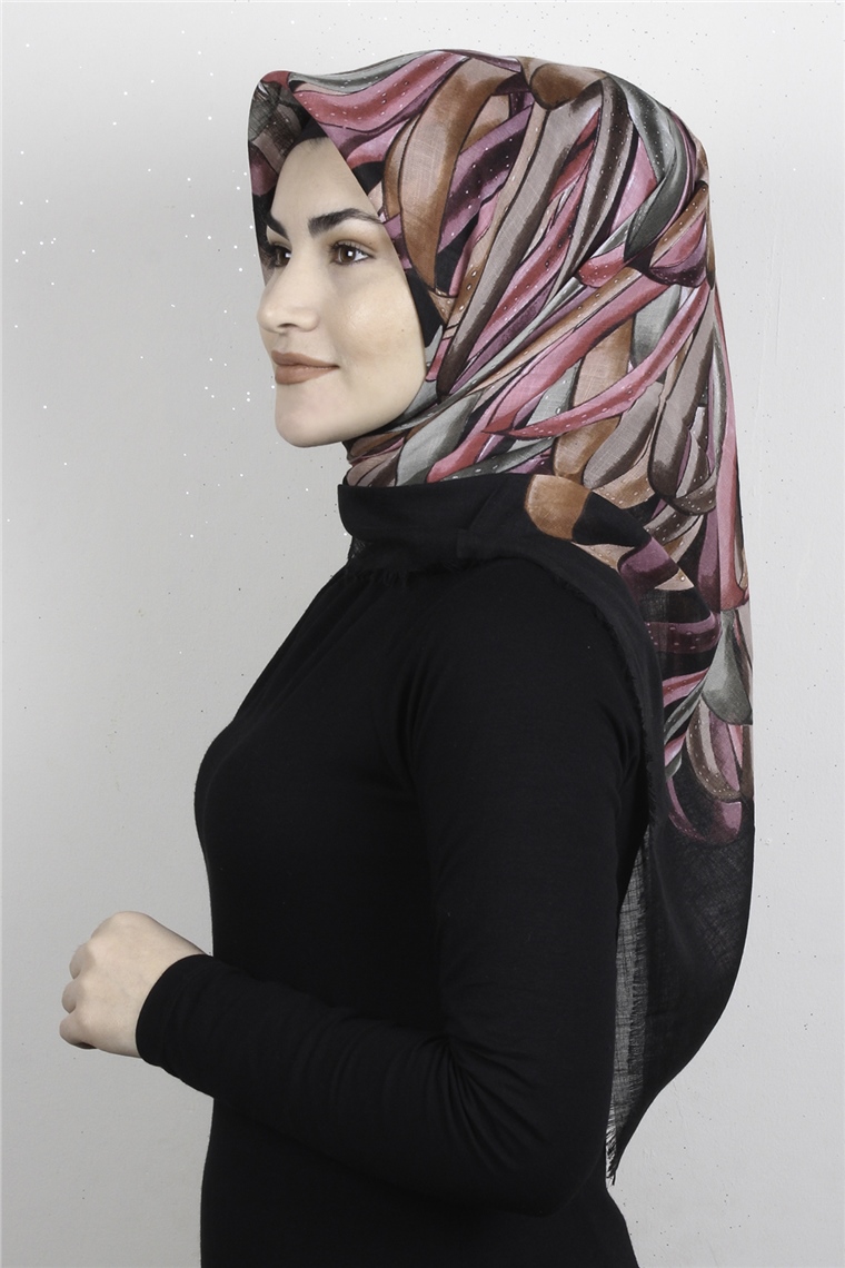 Pmuklu Trend Eşarp 9939-6 Siyah