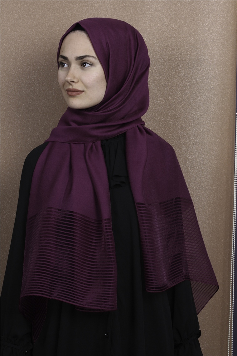 Prenses Stor Şal 4297-10 Fuşya