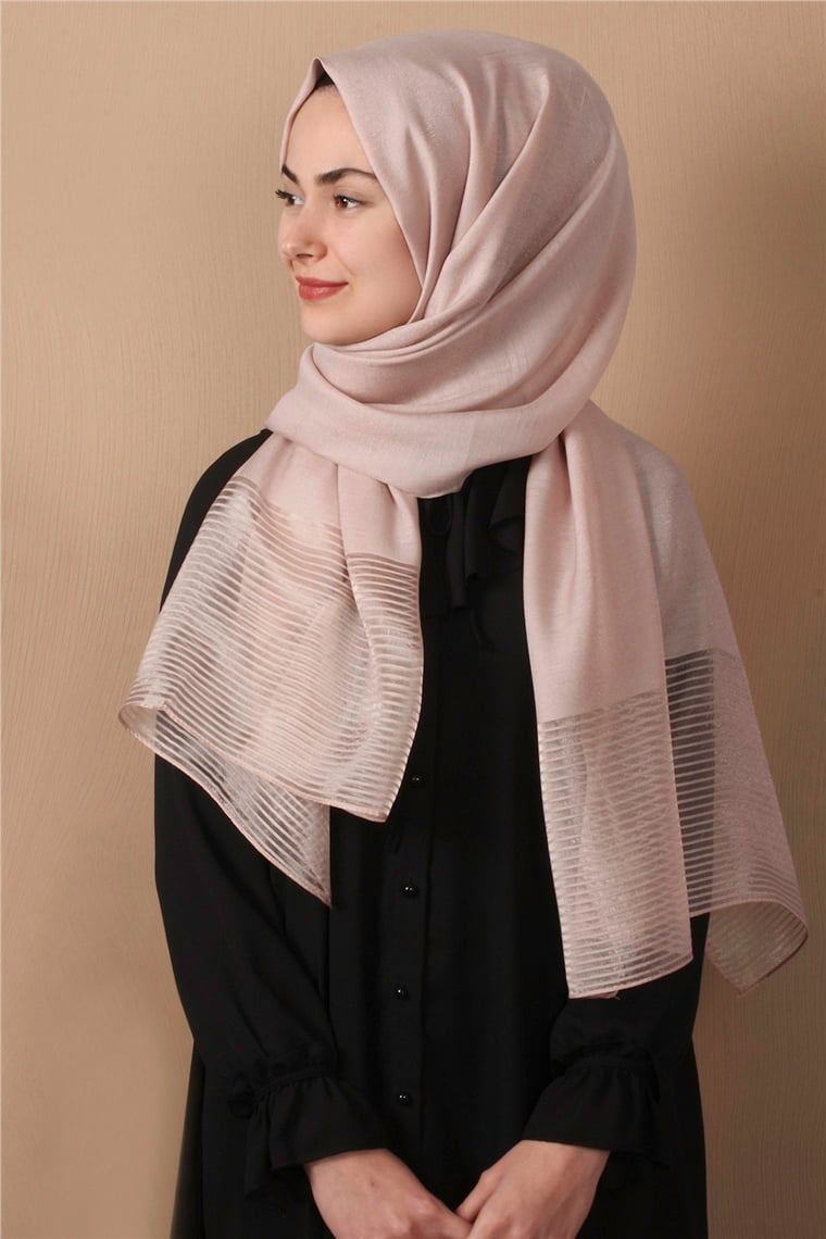 Prenses Stor Şal 4297-10 Vizon 