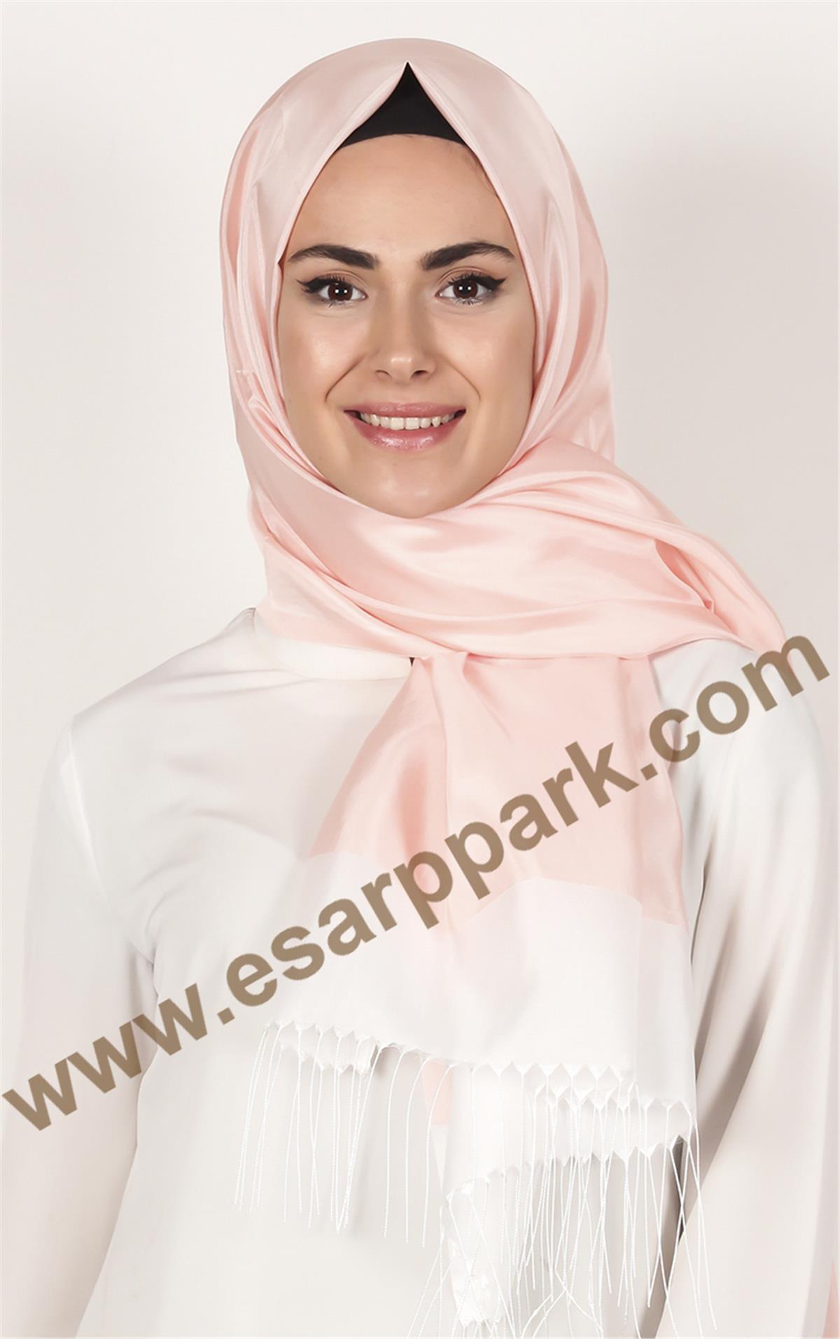 Prenses Tül Şal 2808-4 Açık Pudra