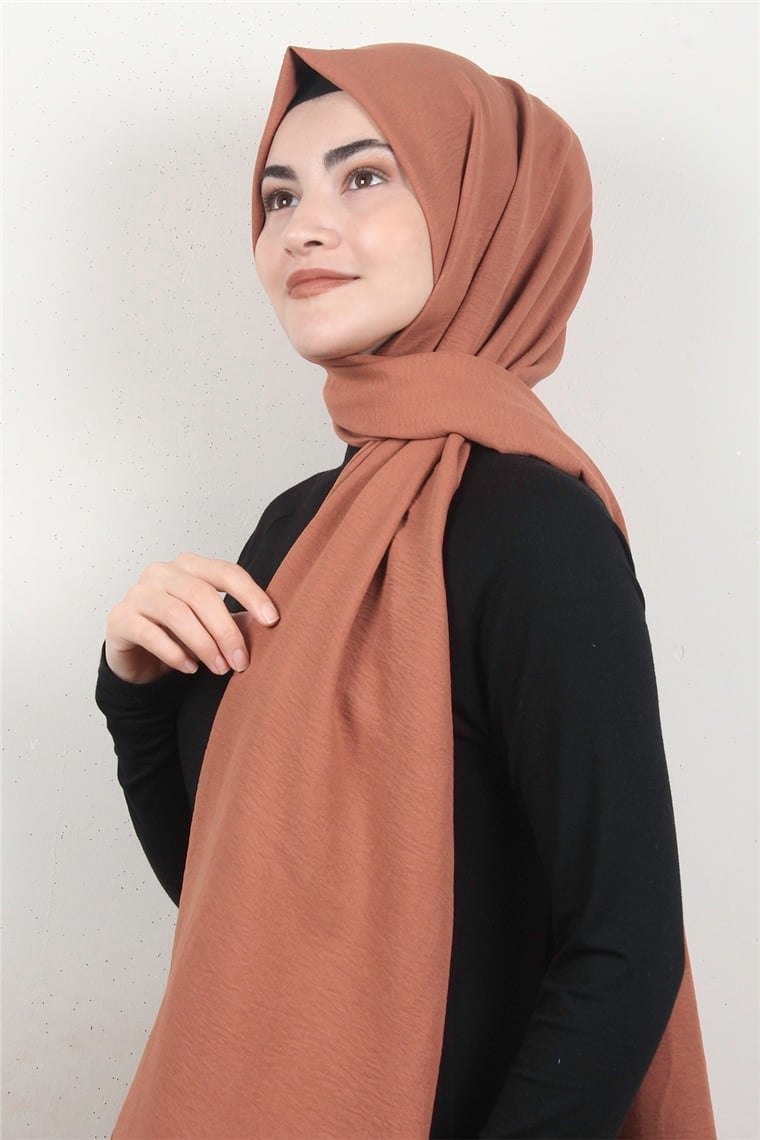 Prime Pamuk Caz Şal 5501-2 Kiremit