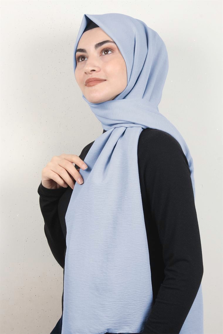 Prime Pamuk Caz Şal 5501-20 Buz Mavisi
