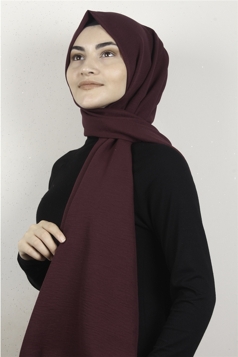 Prime Pamuk Caz Şal 5501-38 Bordo