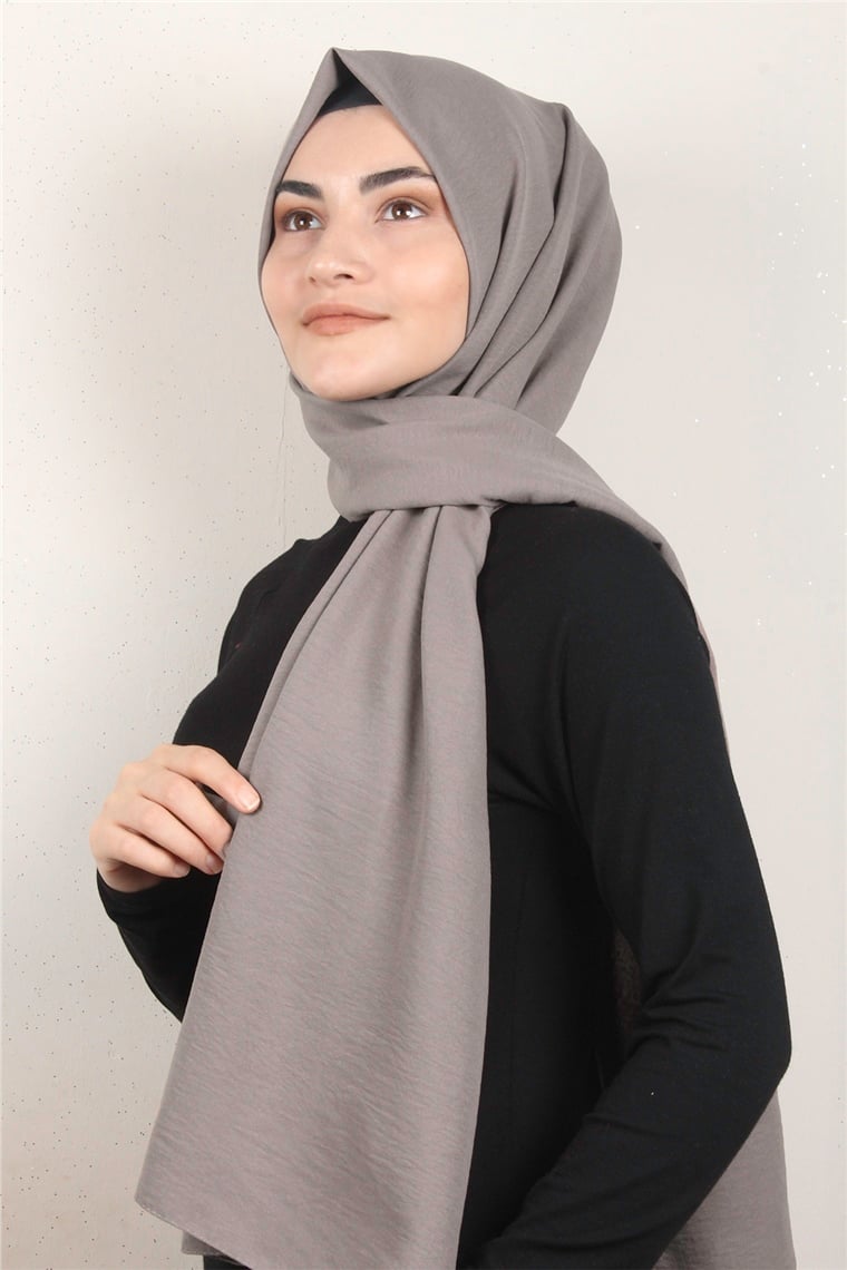 Prime Pamuk Caz Şal 5501-40 Küllü Kahve