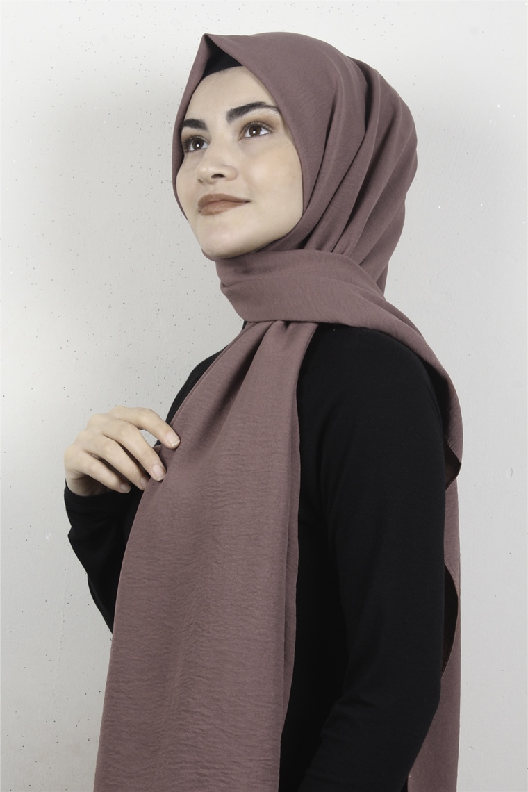Prime Pamuk Caz Şal 5501-5 Gül Kurusu