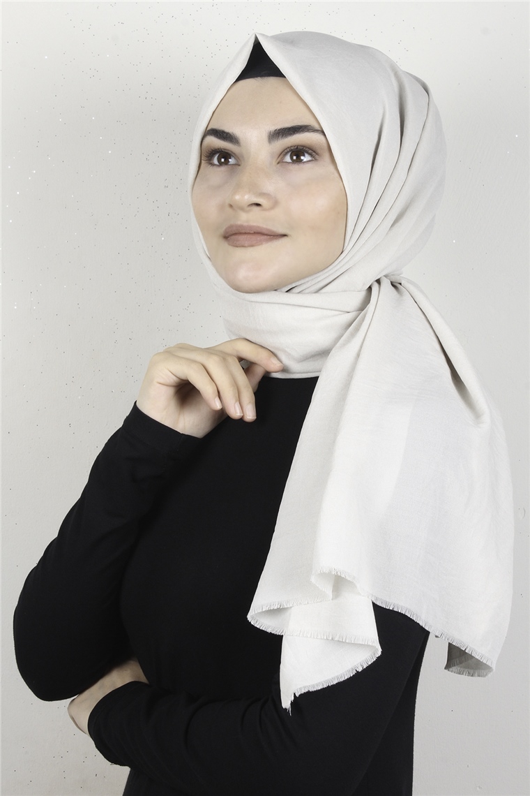 Relax Kraşlı Şal 2721-25 Taş 