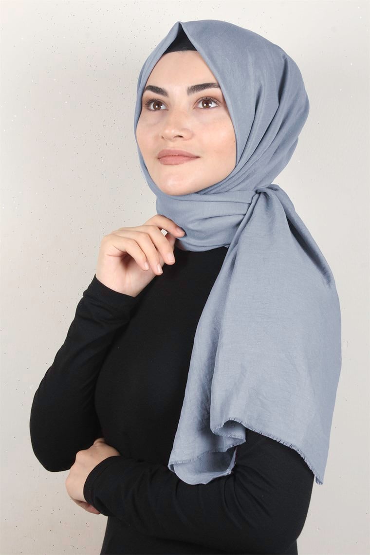 Relax Kraşlı Şal 2721-28 Gri