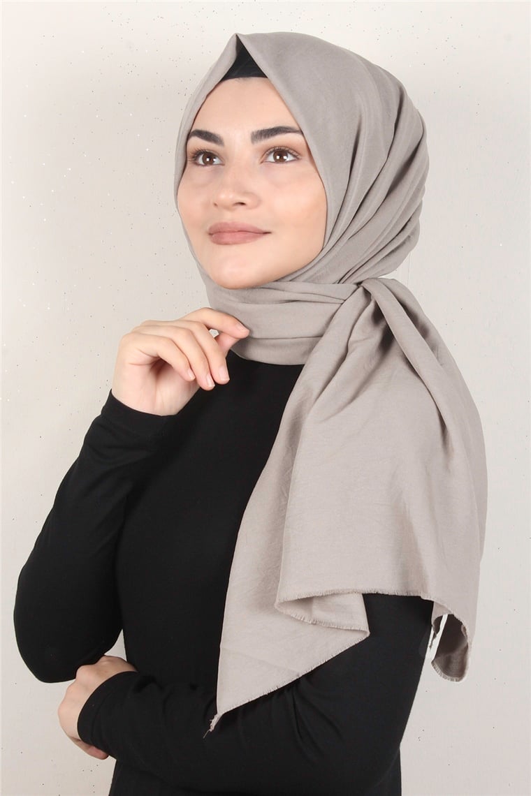 Relax Kraşlı Şal 2721-31 Miskli Kahve