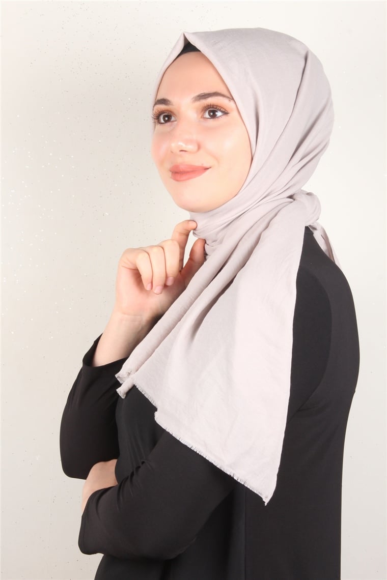 Relax Kraşlı Şal 2721-42 Koyu Taş