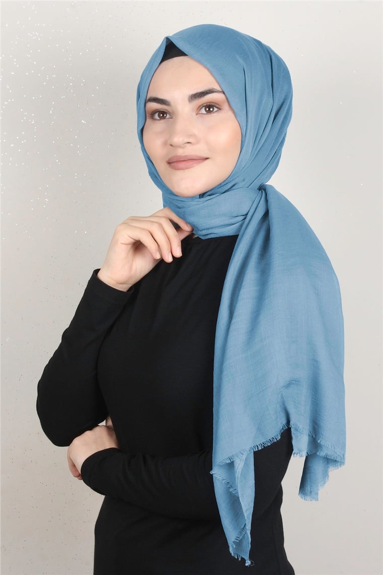 Relax Şal 2722-39 Gök Mavi
