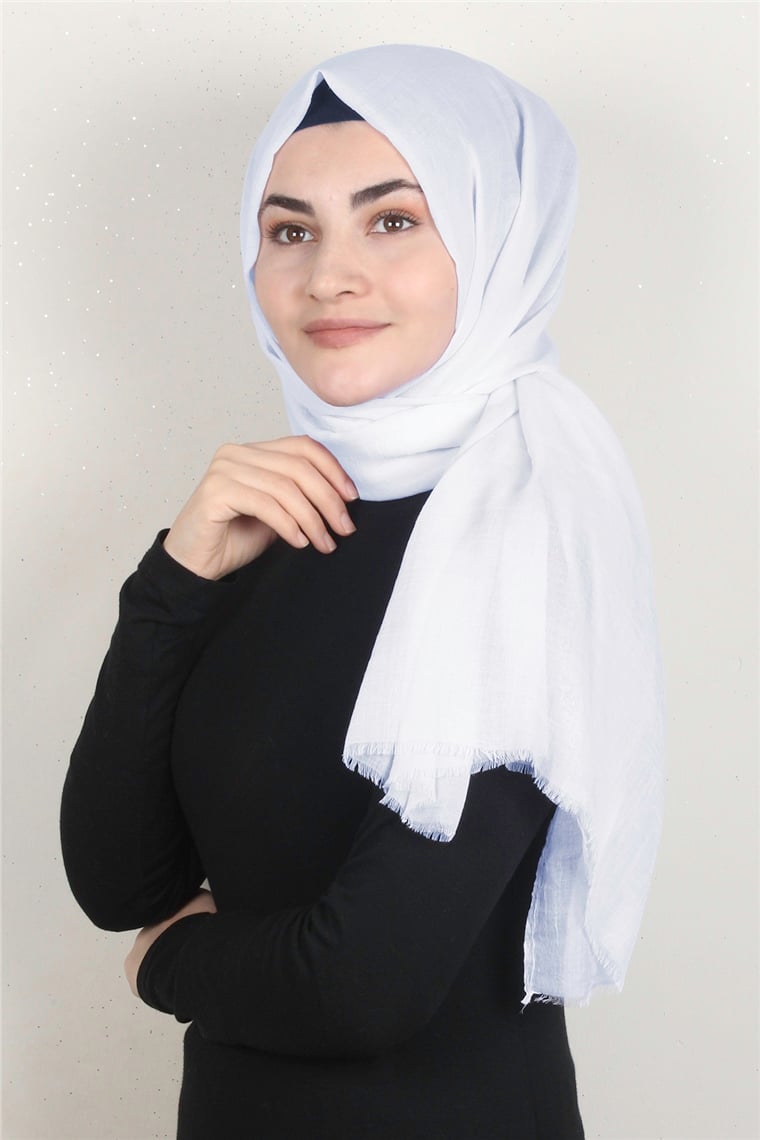 Relax Şal 2722-48 Beyaz