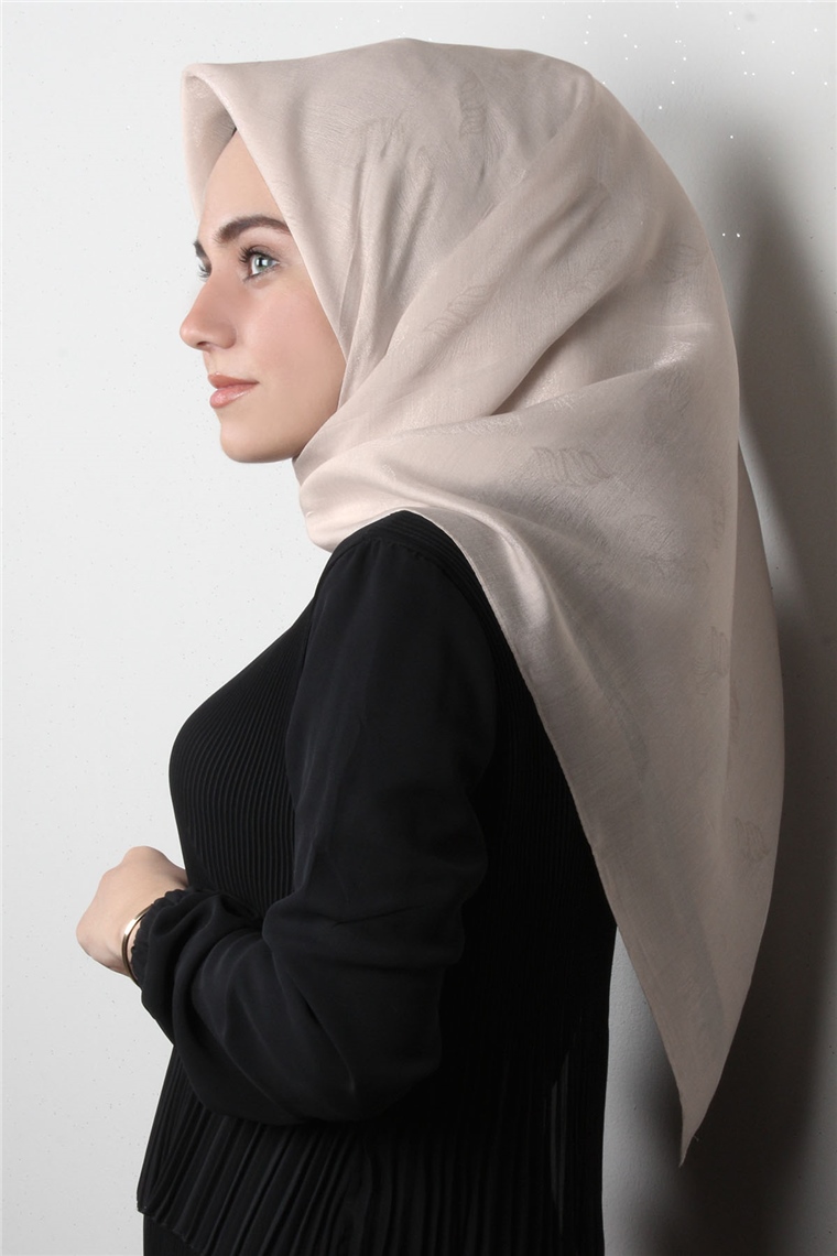 Rose Simli Eşarp 3201-11 Krem